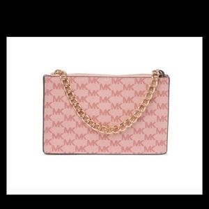 MICHAEL KORS Pull Chain Leather Belt Bag